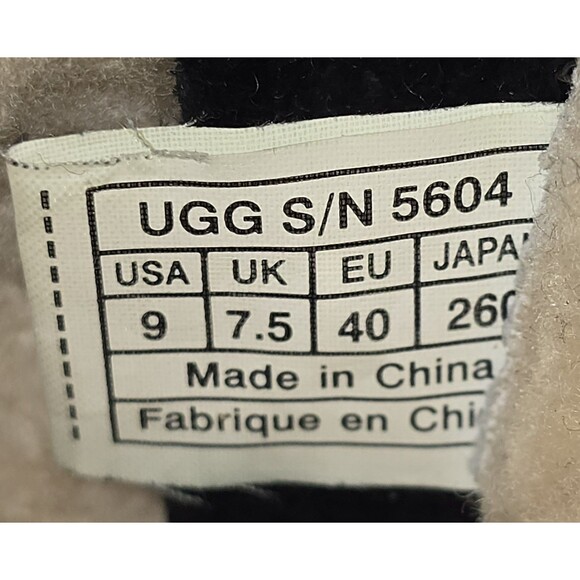 UGG Endell Women's Size 9 Black Harness Biker Suede Boots (5604) - Picture 8 of 9